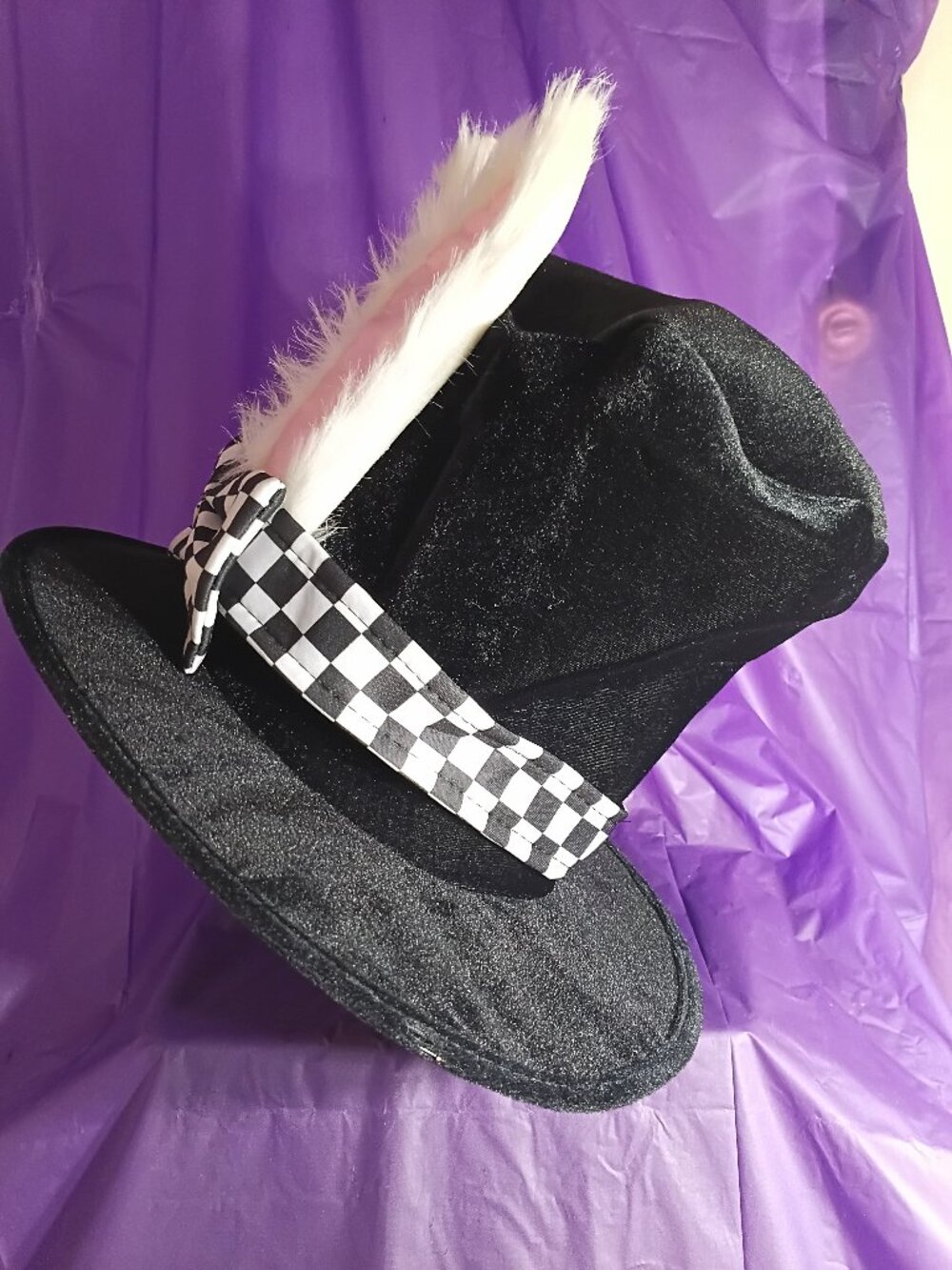 Costume Hat White Rabbit Hat One Size